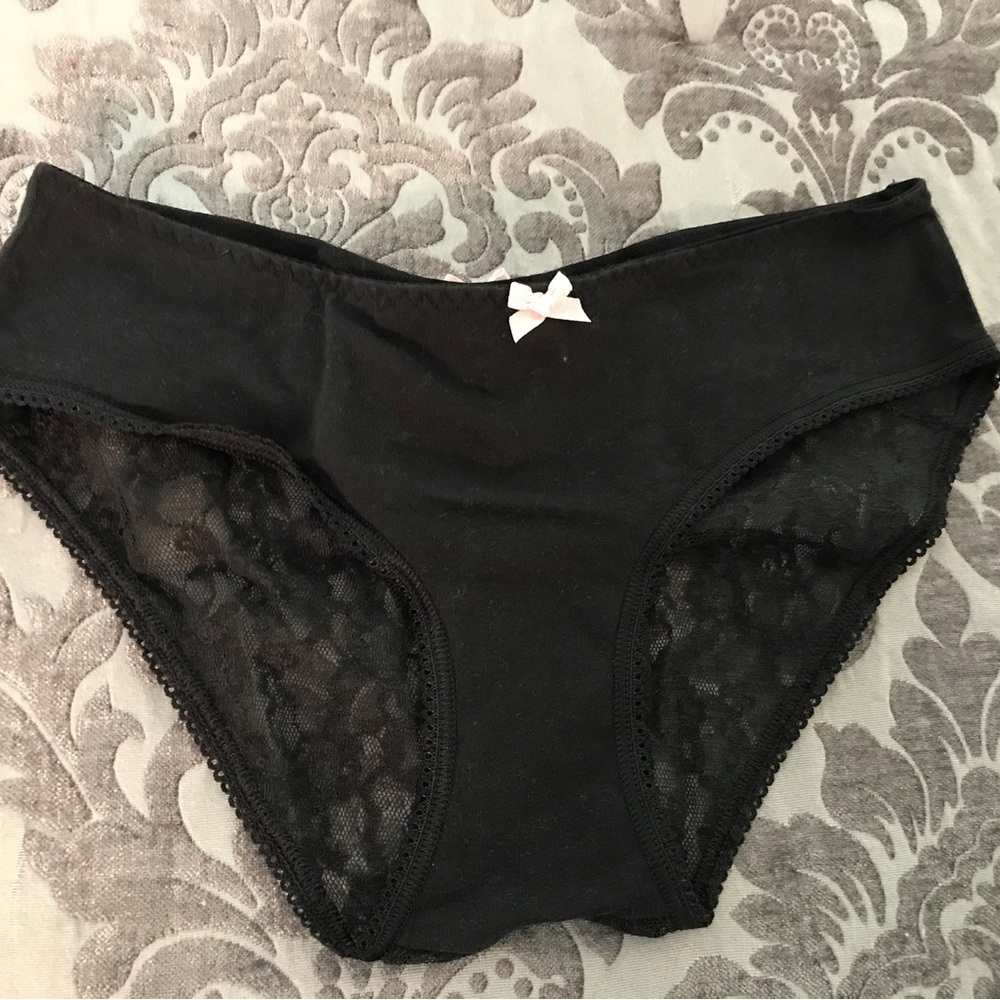 Black Victoria’s Secret panties